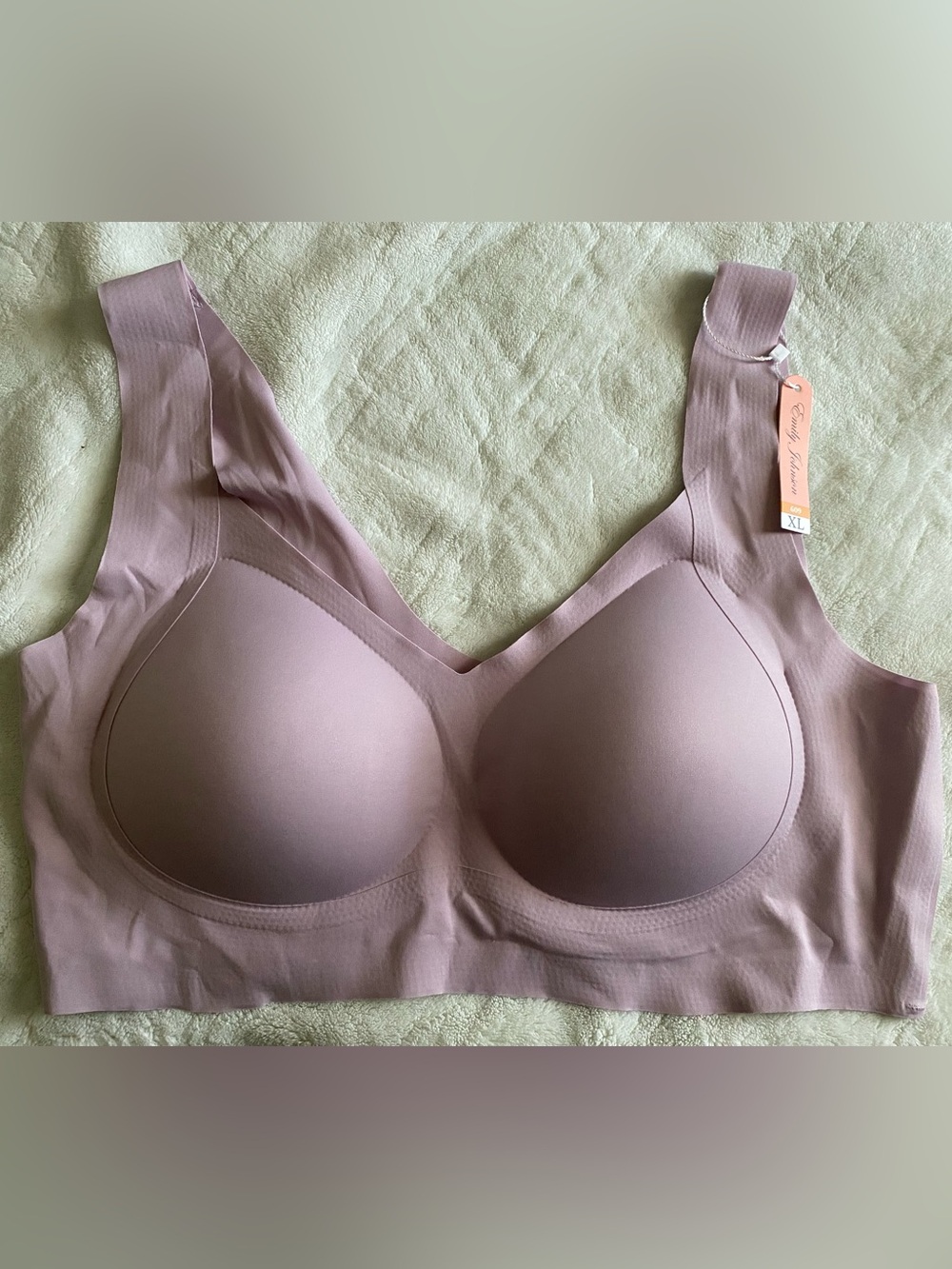 Wireless Moulded Comfort Bra in Dusty Mauve – Supportive Everyday Wear